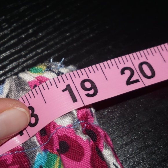 Vintage 90s Ditzy Floral Strapless Romper Medium - Picture 8 of 10